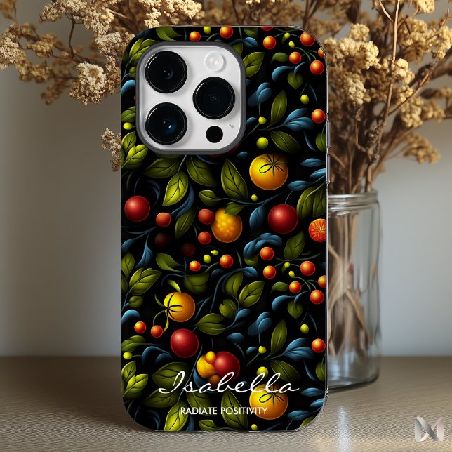 Khokhloma Floral Phone Case mit moderner Drehung (Von Creator hochgeladen)