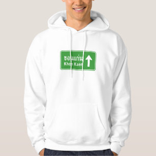 Khon Kaen Ahead ⚠ Verkehrszeichen der thailändisch Hoodie
