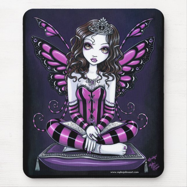 "Khristyn" rosa Prinzessin Fairy Art Mousepad (Vorne)