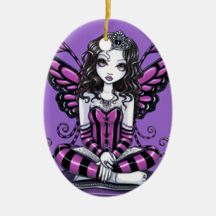 "Khristyn" rosa Prinzessin Fairy Art Ornament