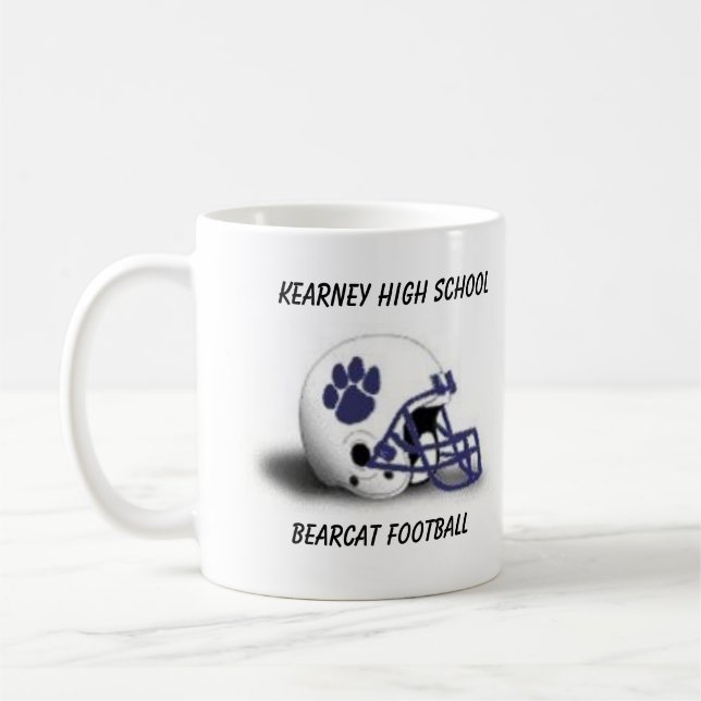 KHS Bearcat-Fußball-Sturzhelm-Kaffee-Tasse Tasse (Links)