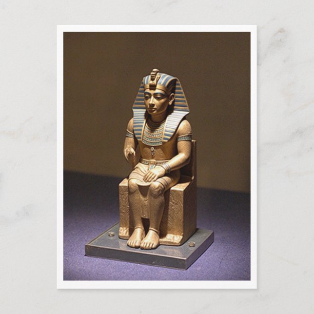 Khufu Great Pyramid Builder Egyptian King Postkarte (Vorderseite)