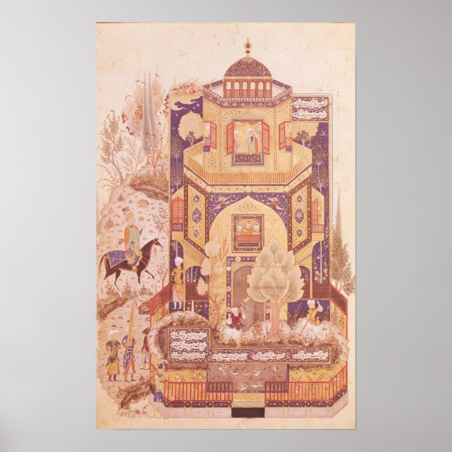 Khusrau vor dem Shirinpalast Poster (Vorne)