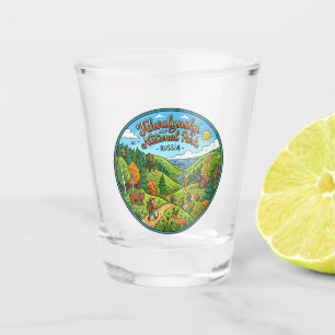 Khvalynsky-Nationalpark Russland Schnapsglas