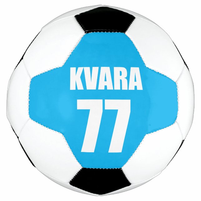 Khvicha Kvaratskhelia Fußball (Vorderseite)