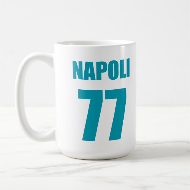 Khvicha Kvaratskhelia Kaffeetasse (Links)