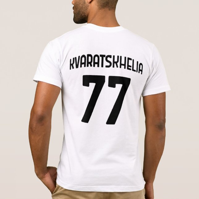 Khvicha Kvaratskhelia T - Shirt (Rückseite)
