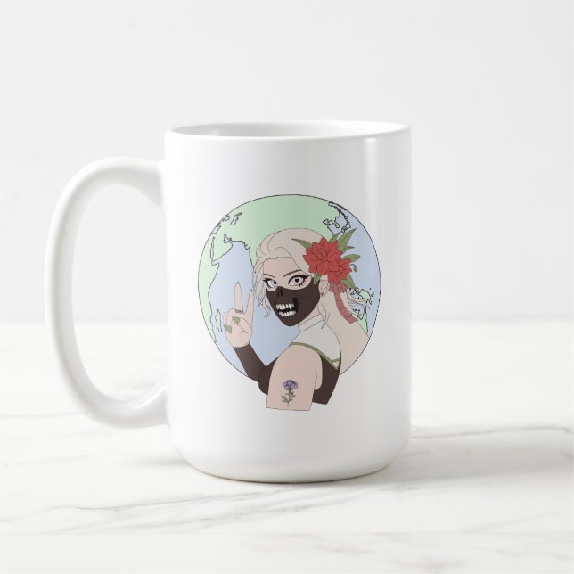 Ki 3 (Earth) Tee und Kaffee Tasse (Links)