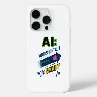 KI-Abkürzung für intelligente, sonnige künstliche iPhone 15 Pro Hülle