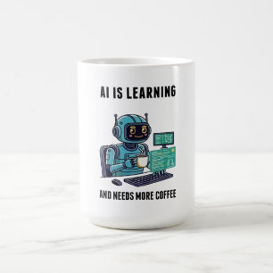 KI braucht mehr Kaffee Kaffeetasse