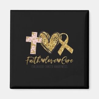 Ki Childhood Cancer Awareness Costume Faith Liebe Magnet