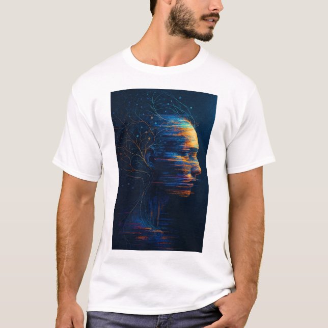 KI & Digitales Leben T-Shirt (Vorderseite)