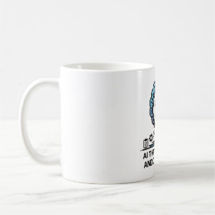 KI-Gehirn-Tech-Design für Innovatoren Kaffeetasse