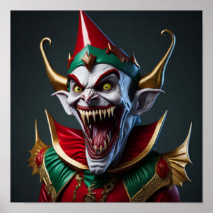 KI-generierte Vampir-Kunst Poster