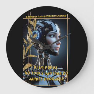 KI im Fokus Große Wanduhr