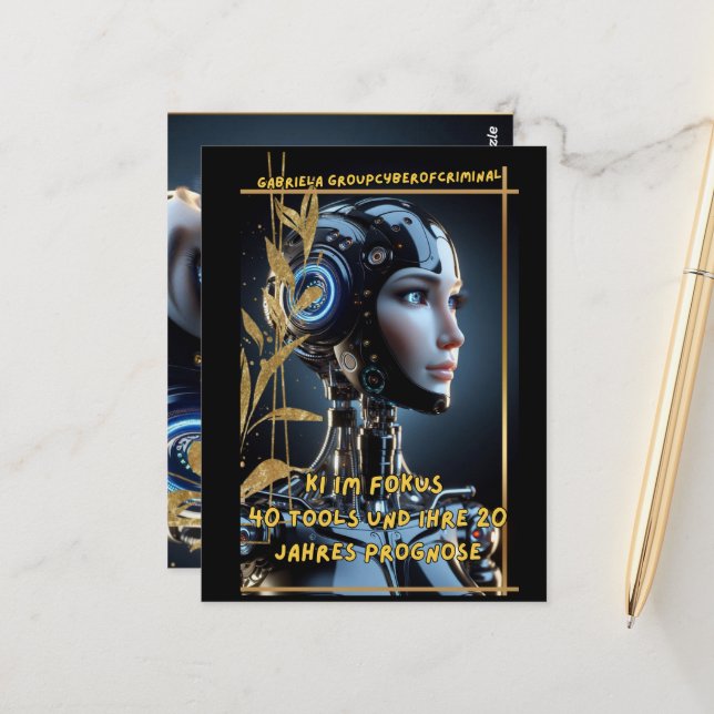 KI im Fokus Postkarte (Vorderseite/Rückseite Beispiel)