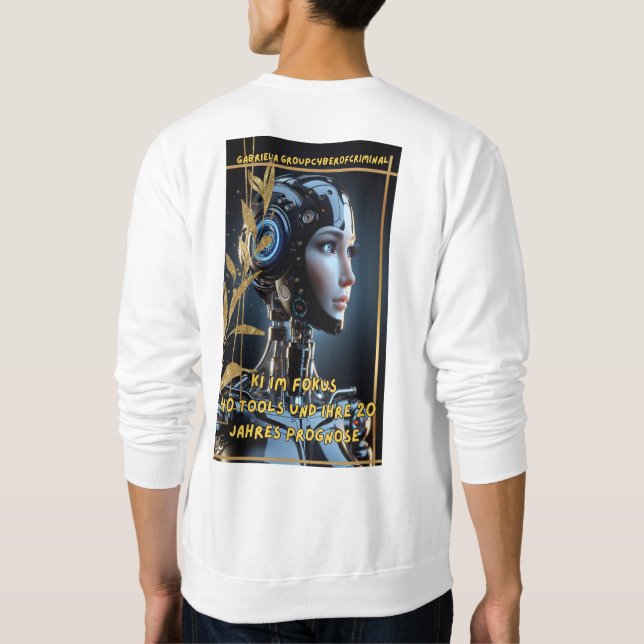 KI im Fokus Sweatshirt (Rückseite)