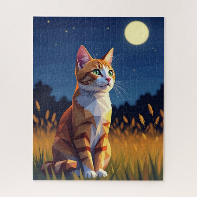 KI-Katze-Puzzle Puzzle (Vertikal)