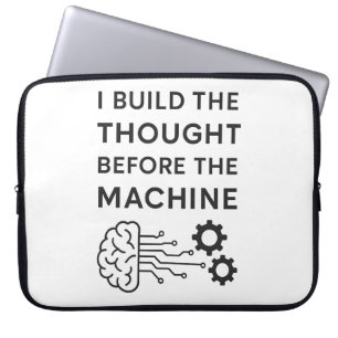KI-Kostenvoranschlag - Vor der Maschine gedacht Laptopschutzhülle