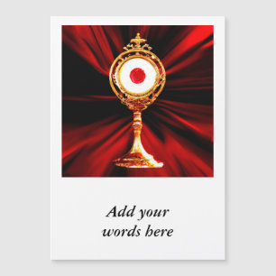 KI-Kunst eines eucharistischen Wunders Magnetkarte
