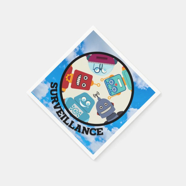 KI (Künstliche Intelligenz) - Überwachung Serviette (Ecke)