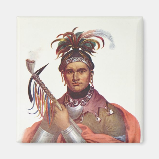 Ki-On-Twog-Ky oder 'Complanter', Seneca Chief Magnet (Vorne)
