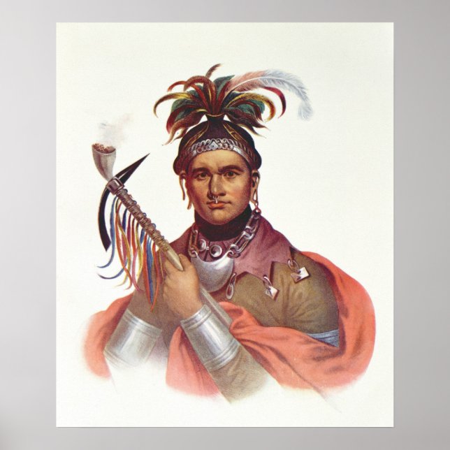 Ki-On-Twog-Ky oder 'Complanter', Seneca Chief Poster (Vorne)