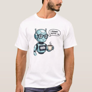 KI-Roboter: Ich Promptiere, Also Bin Ich T-Shirt