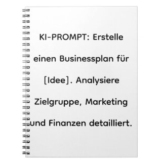 ​KI-Software-Tool: Businessplan-Generator 2026 Notizblock