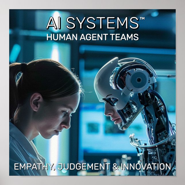 KI-Systeme, Human-Agenten-Teams™ Poster (Vorne)