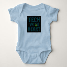 KI: Tech mit Herz Frosch Baby Strampler