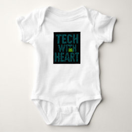 KI: Tech mit Herz Frosch Baby Strampler