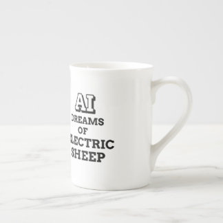 KI träumt von elektrischen Schafen Prozellantasse