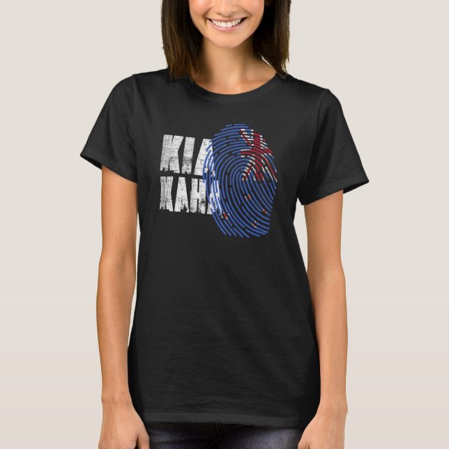 Kia Kaha ist ein traditionelles Neuseeland auf der T-Shirt (Vorderseite)