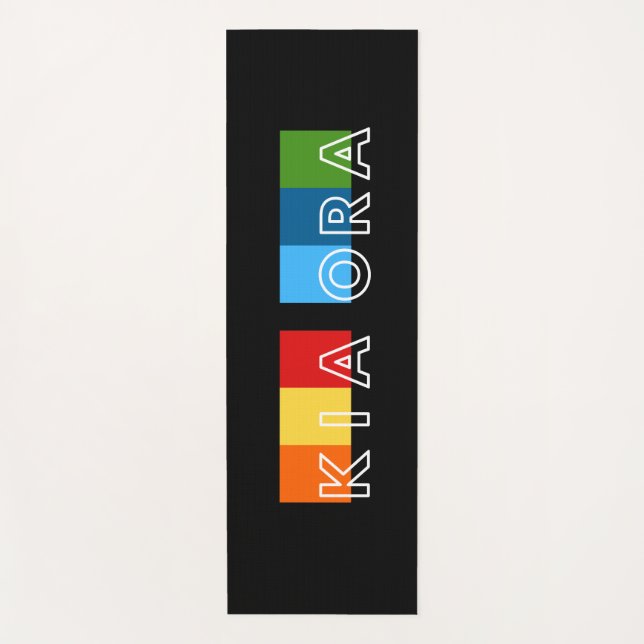 Kia Ora, Kiwi Gruß aus Neuseeland Yogamatte (Vorderseite)