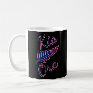 Kia Ora Maori Gruß Neuseeland Prix Silver Fe Kaffeetasse