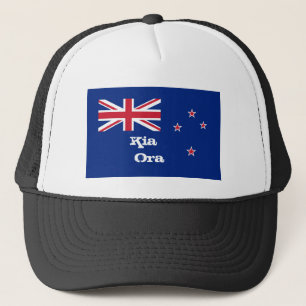 Kia Ora & Neuseeland Flag Mode / Neuseeland Truckerkappe
