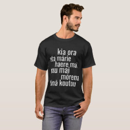 KIA ORA NZ MĀORI KIWI GREETINGS NEW ZEALAND T-Shirt