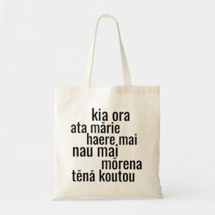 KIA ORA NZ MĀORI KIWI GREETINGS NEW ZEALAND TRAGETASCHE