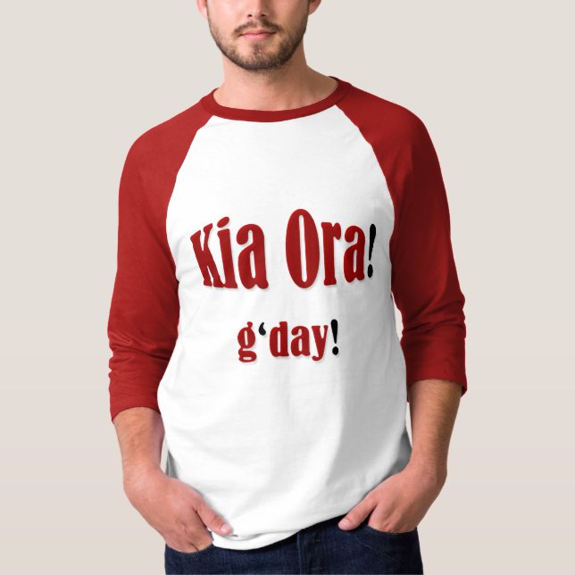 Kia Ora! T-Shirt (Vorderseite)