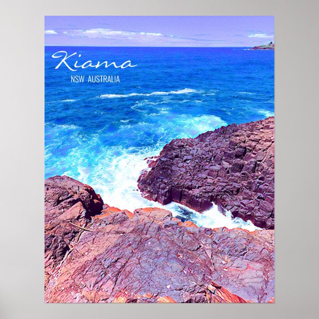 Kiama South Coast NSW Australien Poster (Vorne)