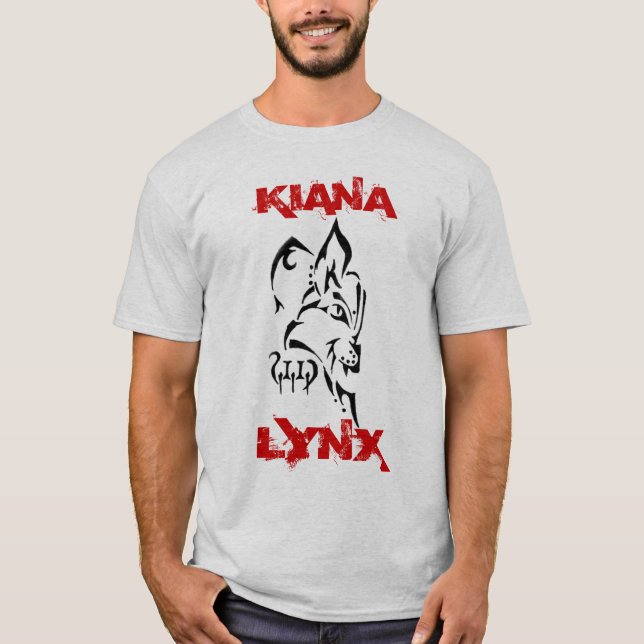 Kiana Luchs-Basketball T-Shirt (Vorderseite)