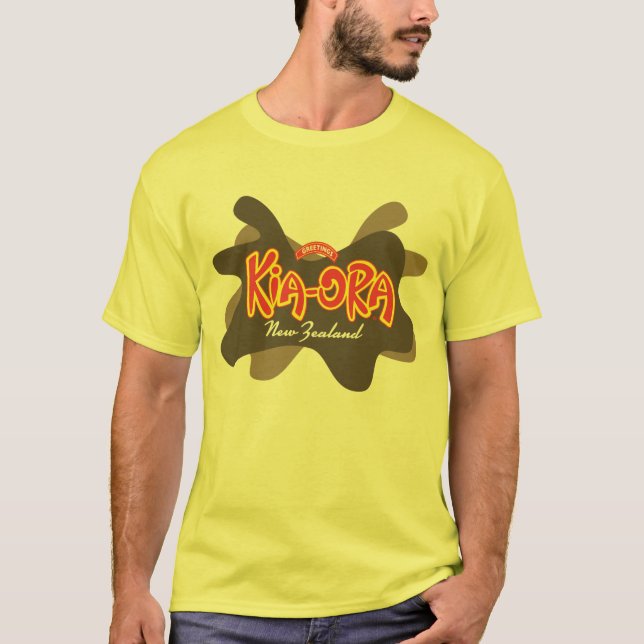 KiaOra Print-zazzle.ai T-Shirt (Vorderseite)
