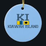 Kiawah Island. Keramik Ornament<br><div class="desc">Kiawah Island.</div>