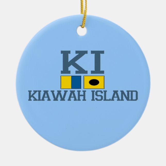 Kiawah Island. Keramik Ornament (Vorne)