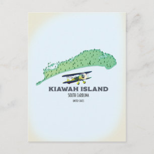 Kiawah Island South Carolina USA Karte