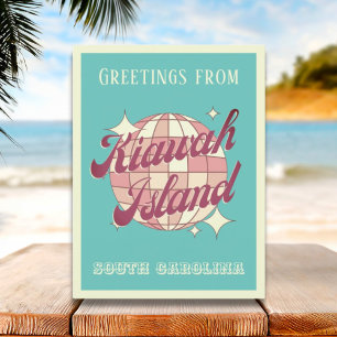 Kiawah Island South Carolina USA Retro Postcard Postkarte