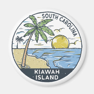 Kiawah Island South Carolina Vintage Magnet