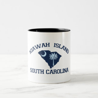 Kiawah Island. Zweifarbige Tasse