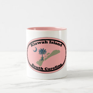 Kiawah Island. Zweifarbige Tasse